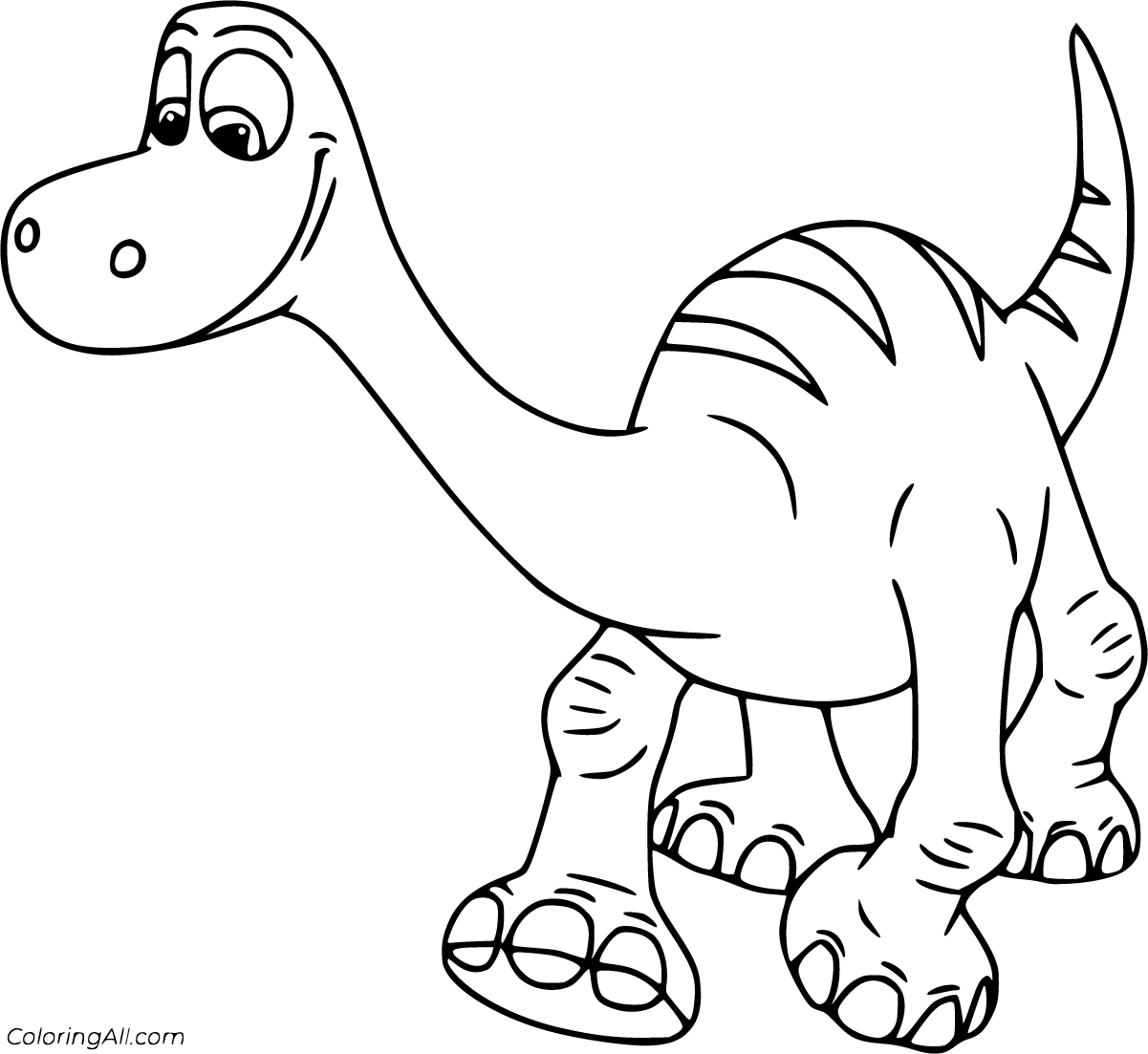 The Good Dinosaur Coloring Pages - ColoringAll