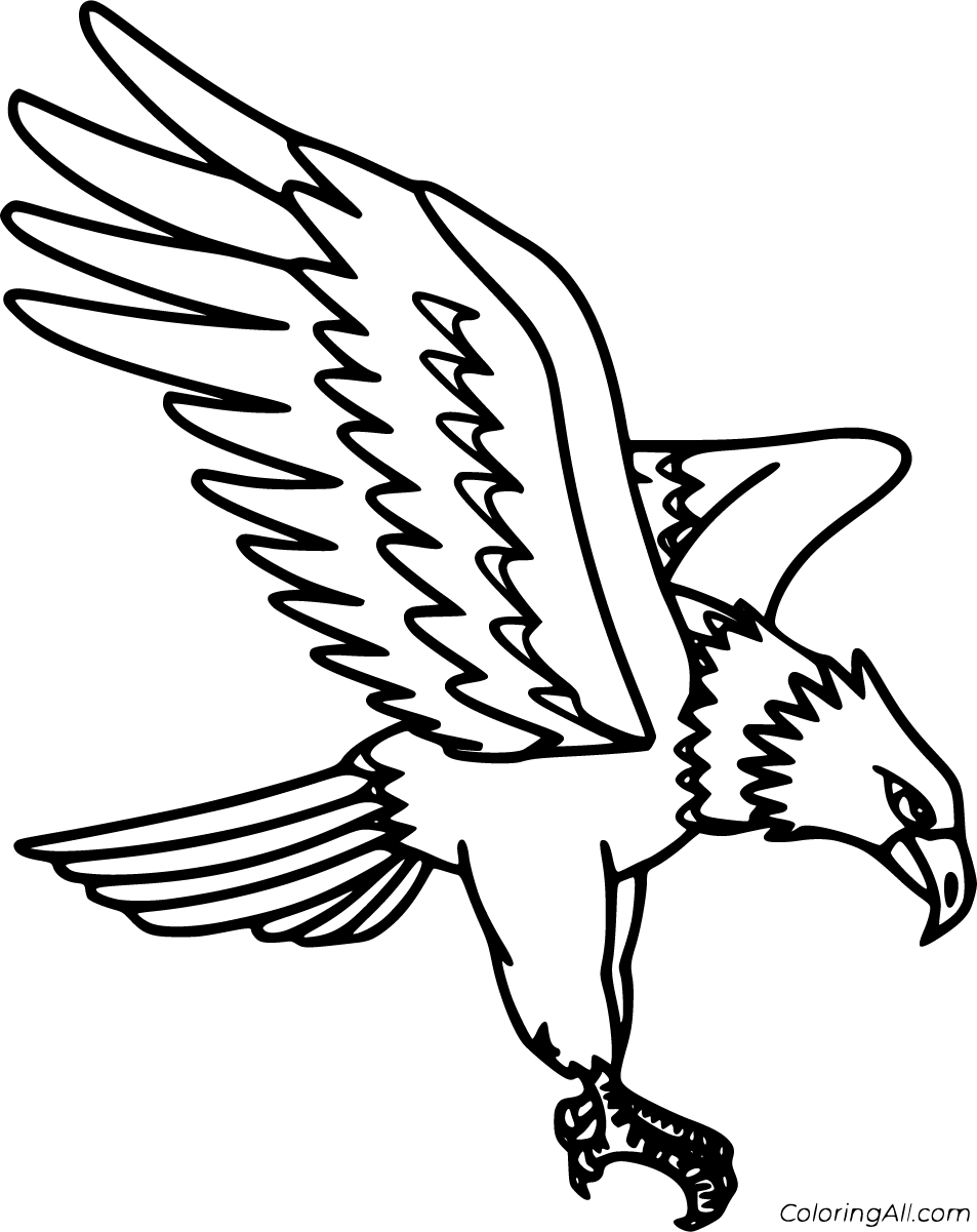 Bald Eagle Coloring Pages (17 Free Printables) - ColoringAll