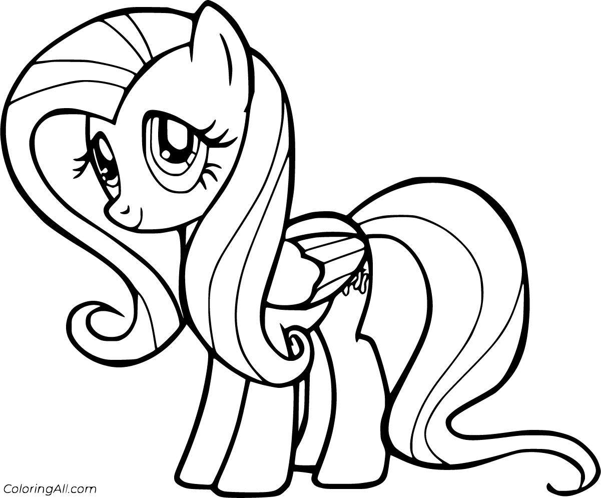 Fluttershy Coloring Pages   ColoringAll