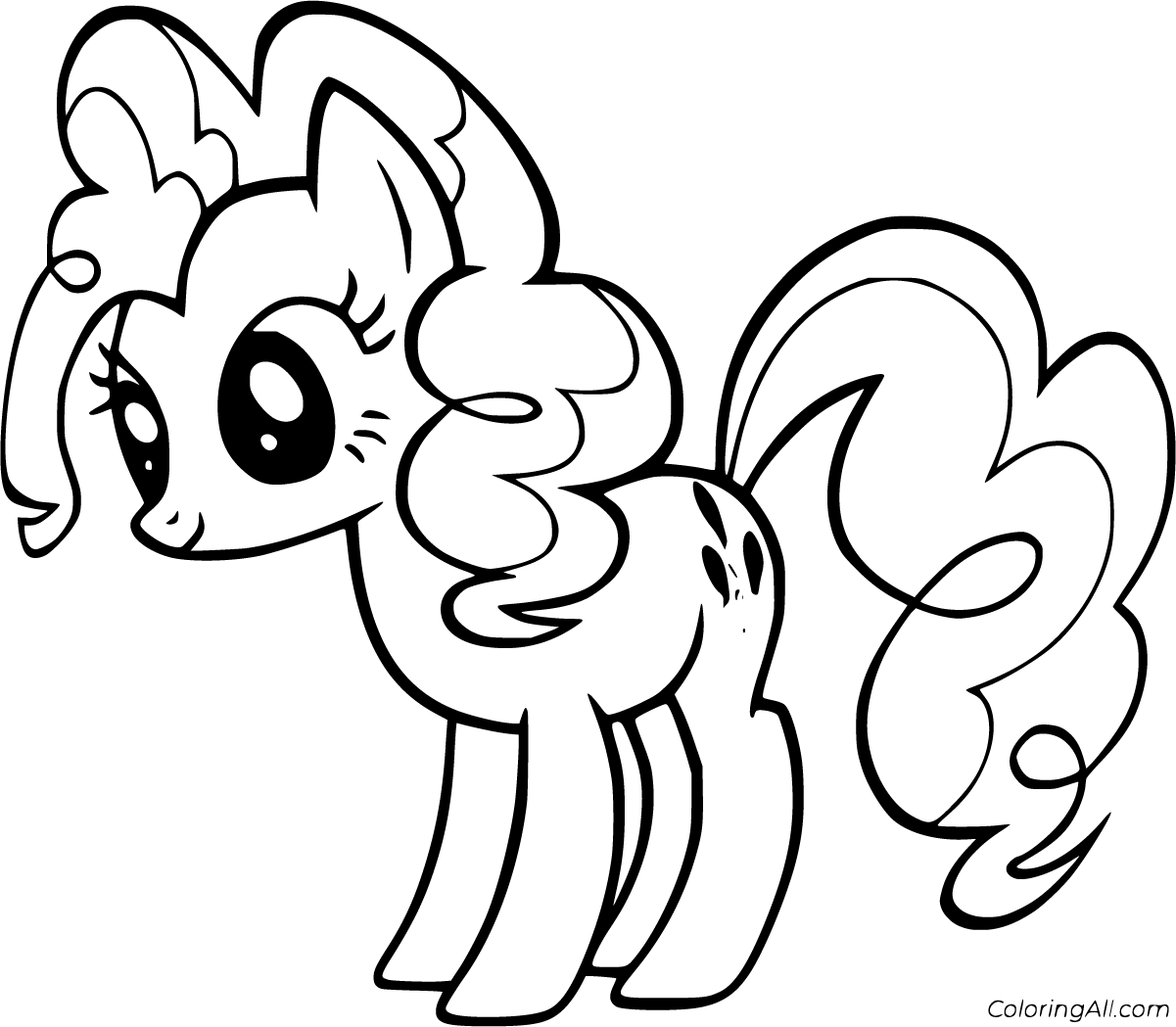 Pinkie Pie Coloring Pages   ColoringAll