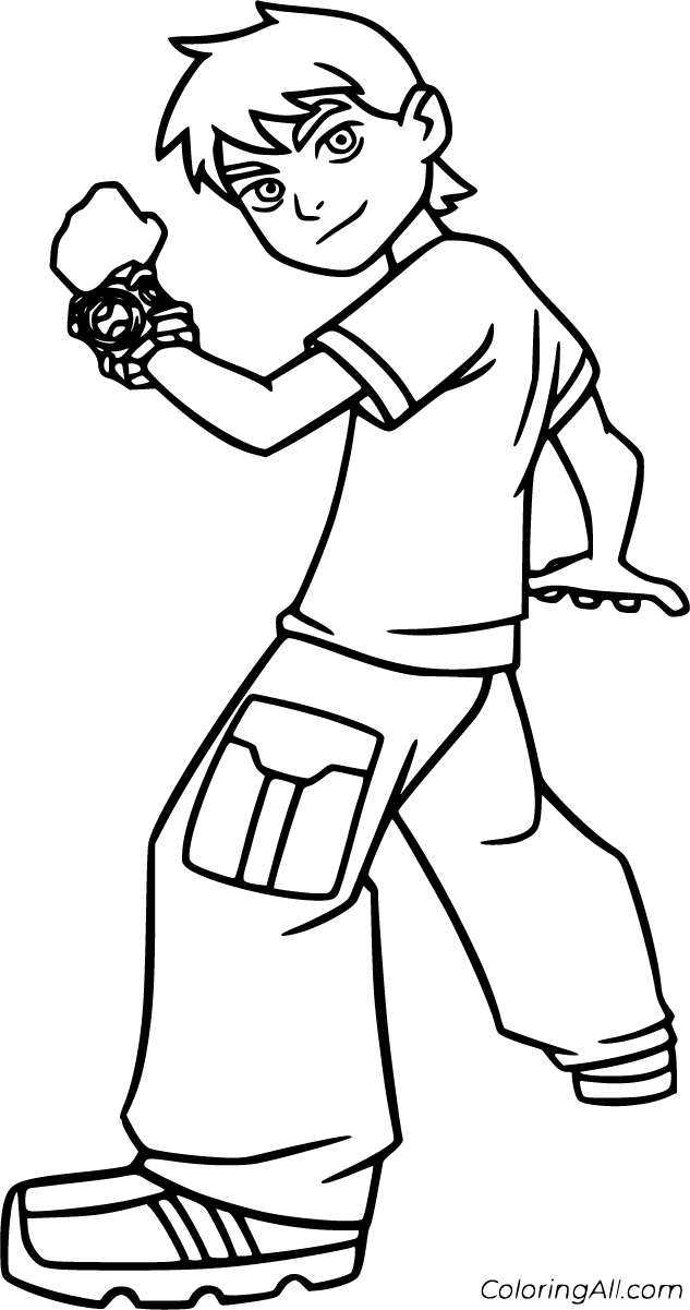 coloring pages ben 10