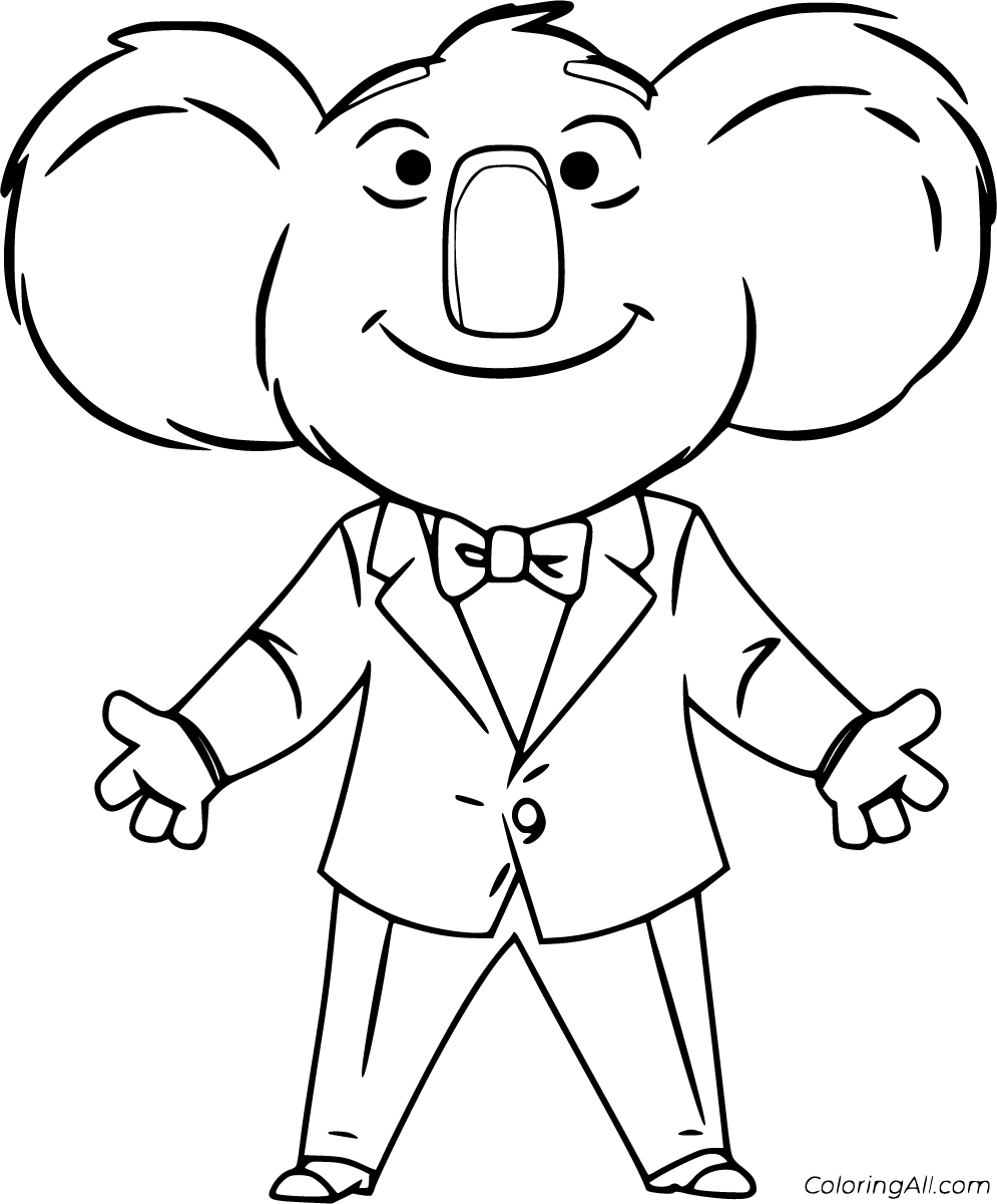 Sing Coloring Pages (35 Free Printables) - ColoringAll