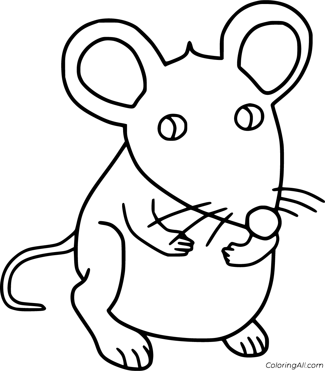 Mouse Coloring Pages - ColoringAll