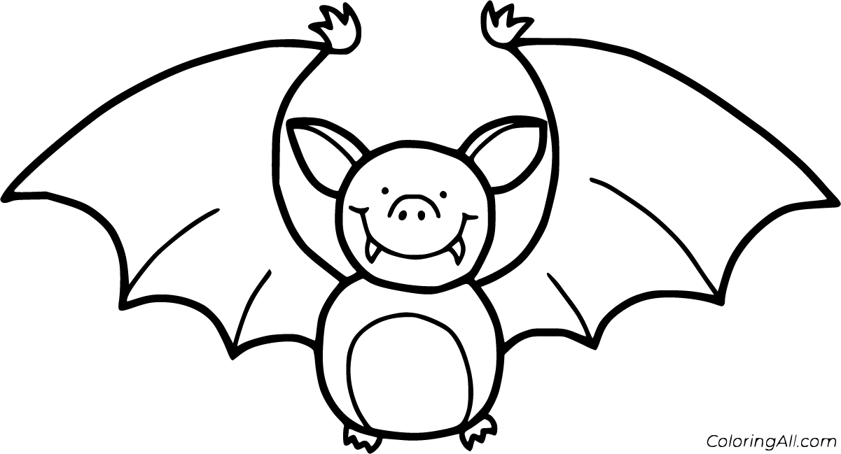 Bat Coloring Pic At Ganmalakaiblog Blog
