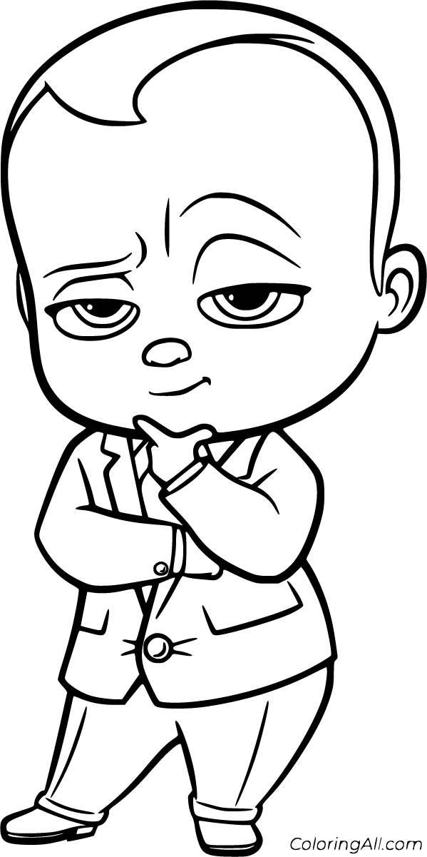 Boss Baby Coloring Pages Coloringall