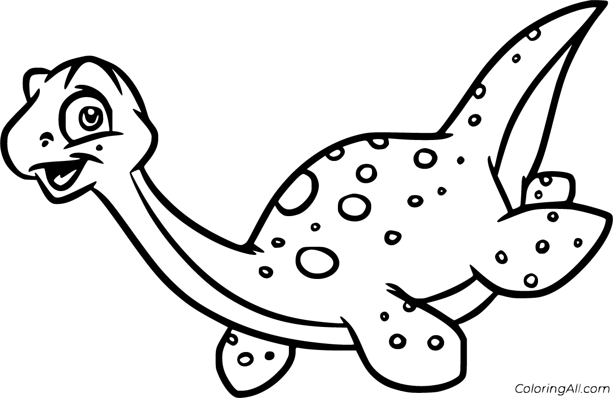 Download Plesiosaurus Coloring Pages - ColoringAll