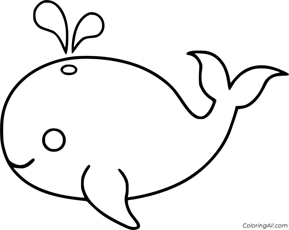 Whale Printable Coloring Pages - Printable World Holiday