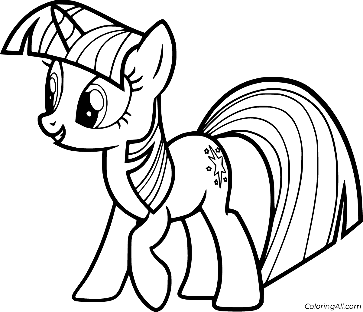 Twilight Sparkle Coloring Pages   ColoringAll