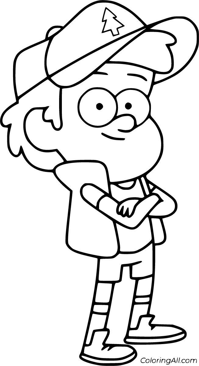 Gravity Falls Coloring Pages (48 Free Printables) - ColoringAll