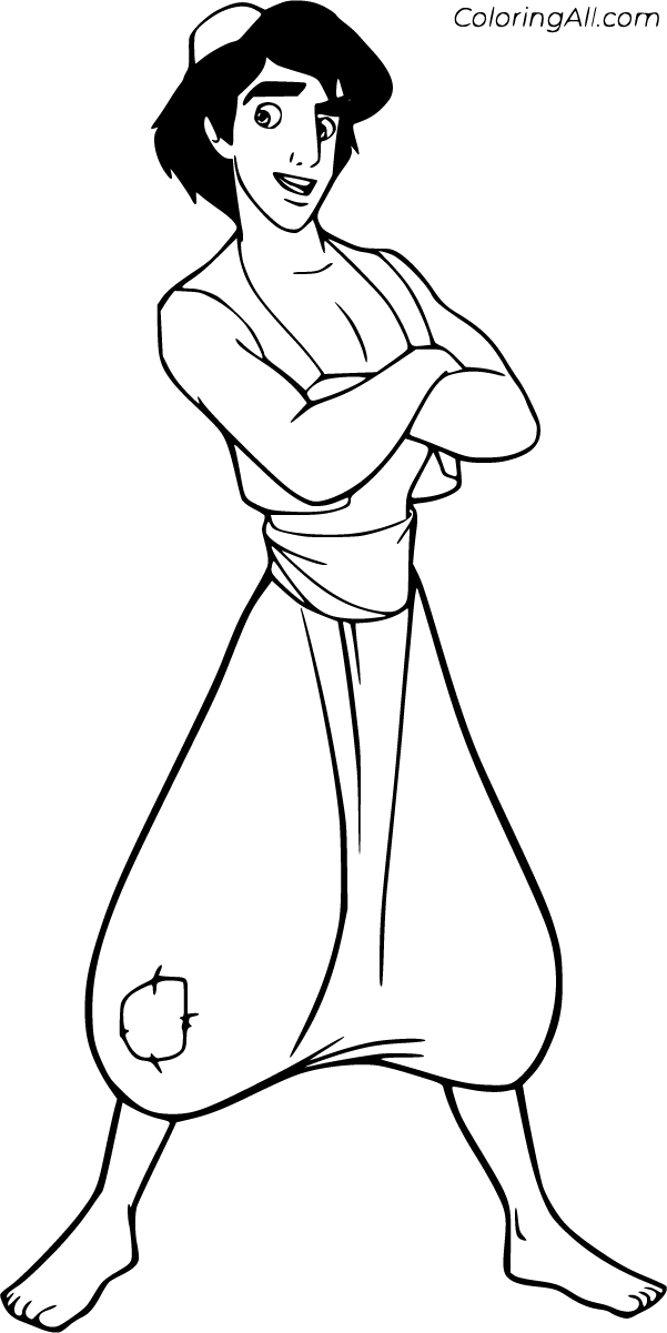 How to Draw Aladdin - Easy Drawing Art