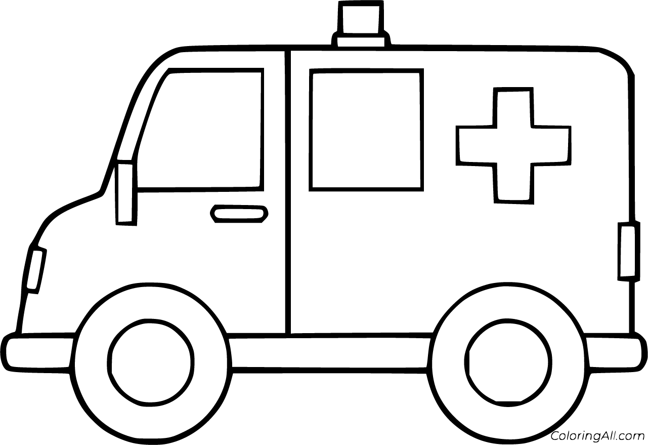 Ambulance Coloring Pages (51 Free Printables) - ColoringAll