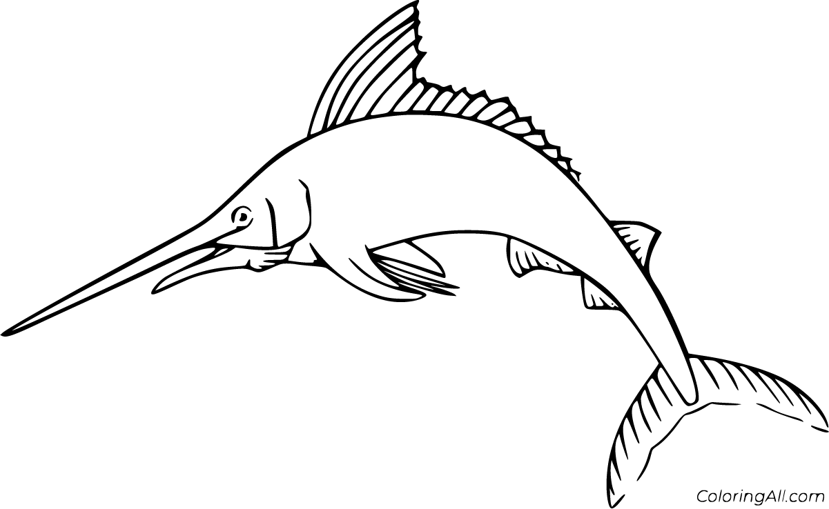 Marlin Coloring Pages - ColoringAll