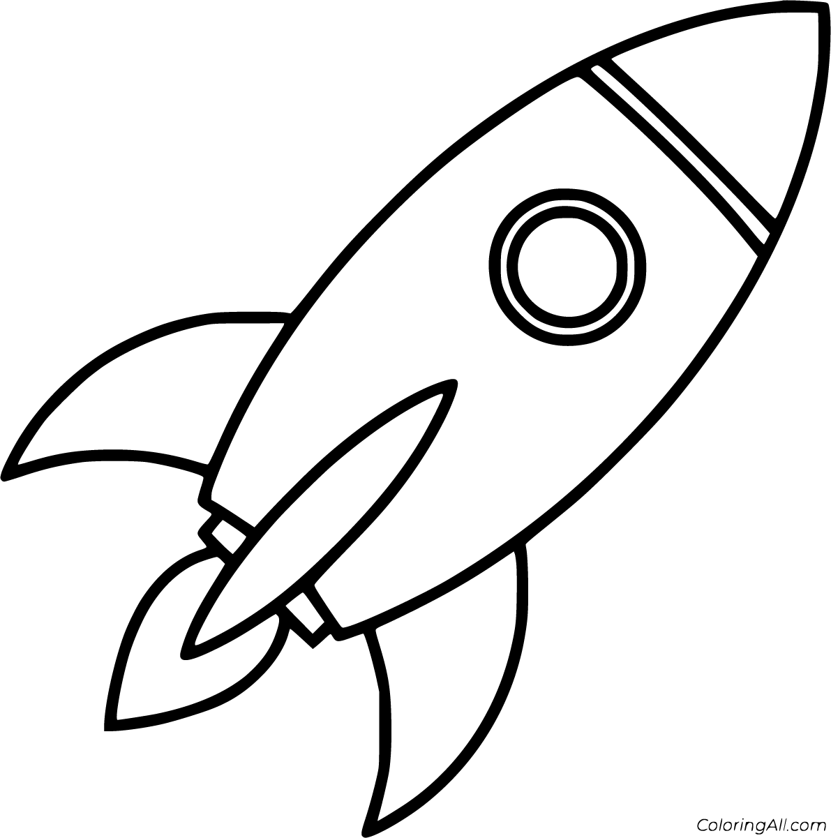 Rocket Coloring Pages - ColoringAll