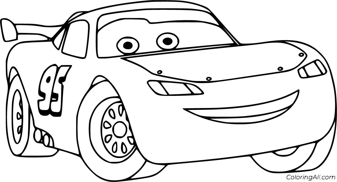 Lightning McQueen Coloring Pages   ColoringAll - Otakugadgets
