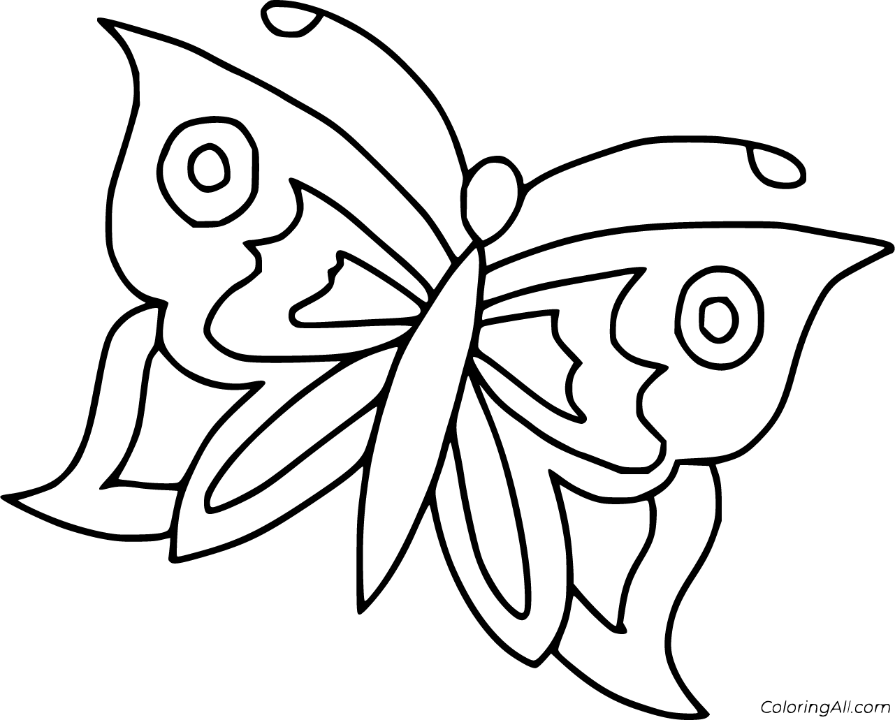 Butterfly Coloring Pages (94 Free Printables) - ColoringAll