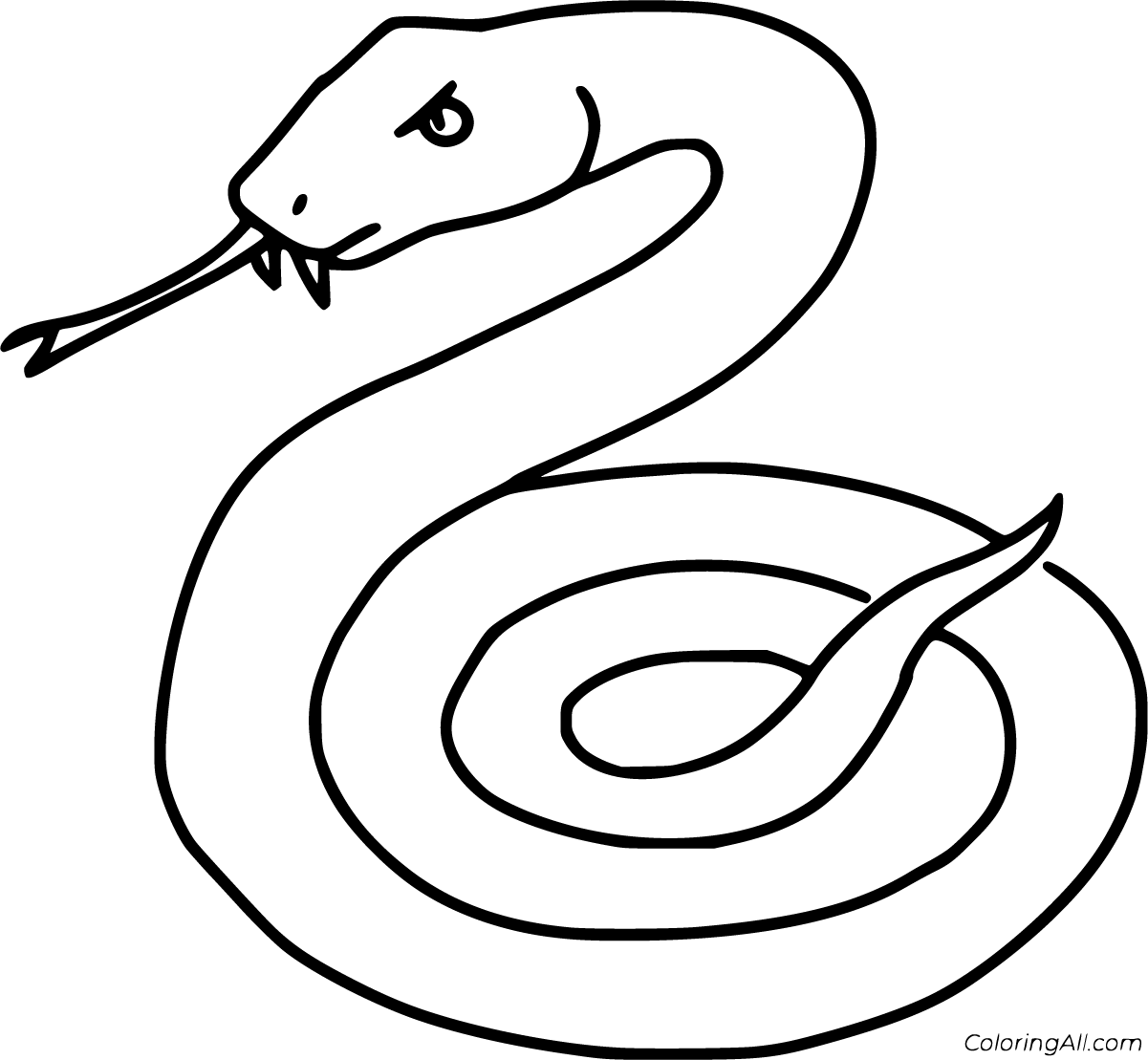 viper snake realistic drawing