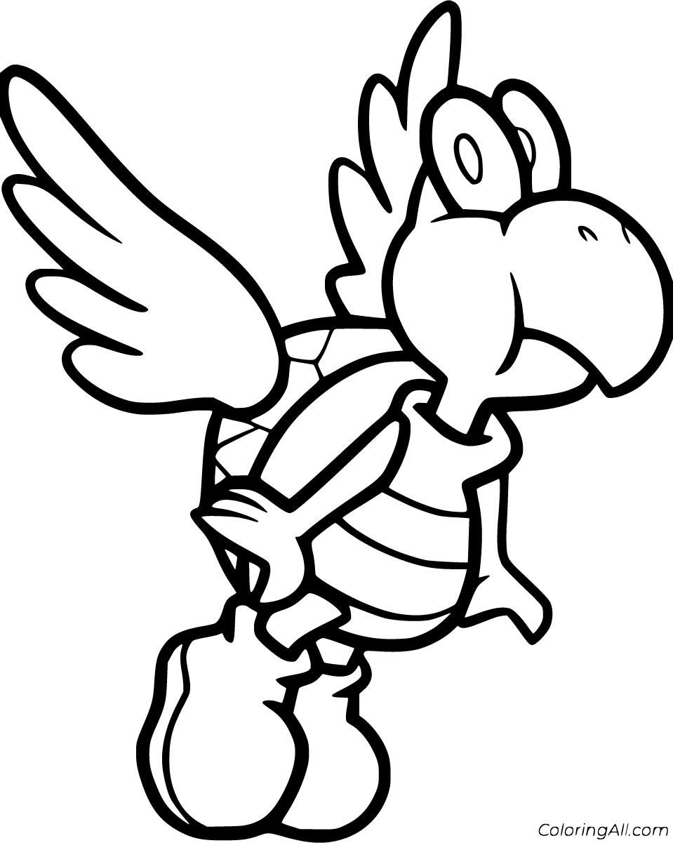 koopa troopa coloring pages