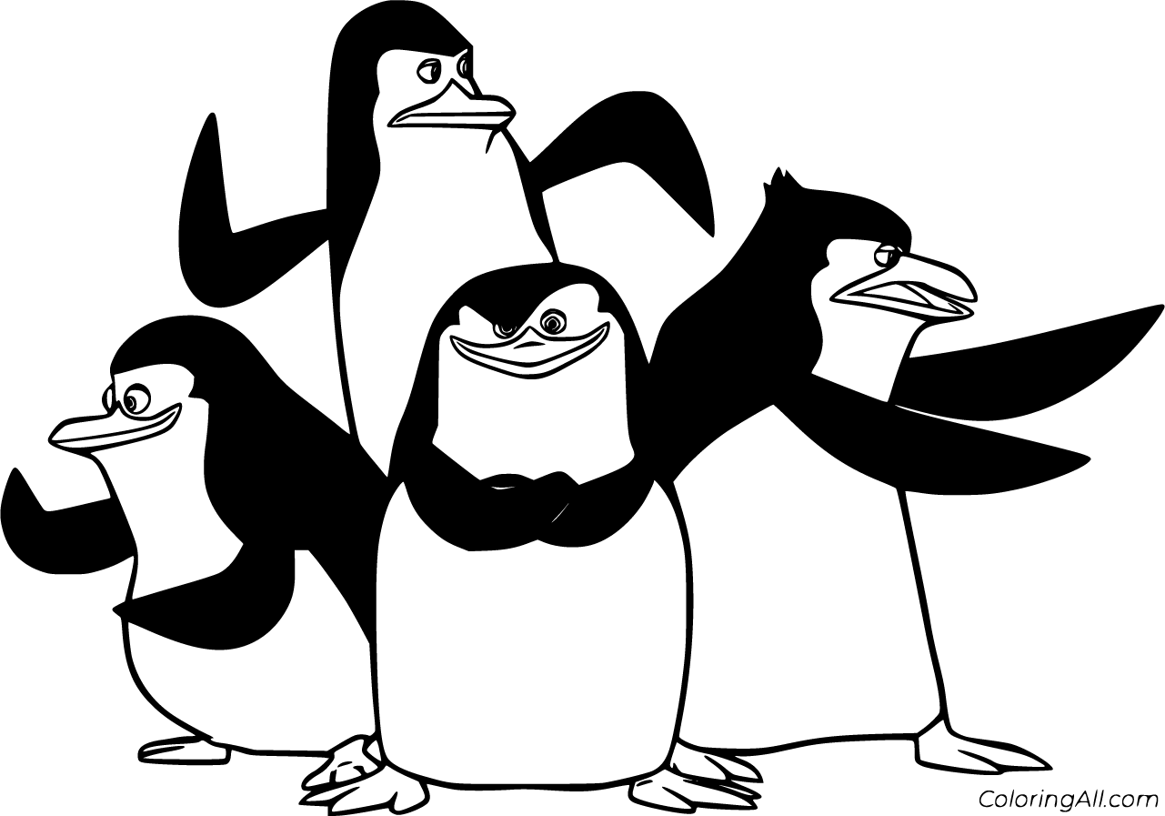 Penguins Of Madagascar Coloring Pages 18 Free Printables Coloringall 5161