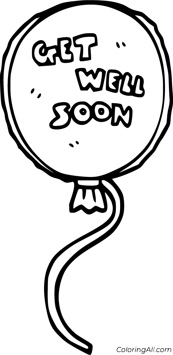 Get Well Soon Coloring Pages - ColoringAll