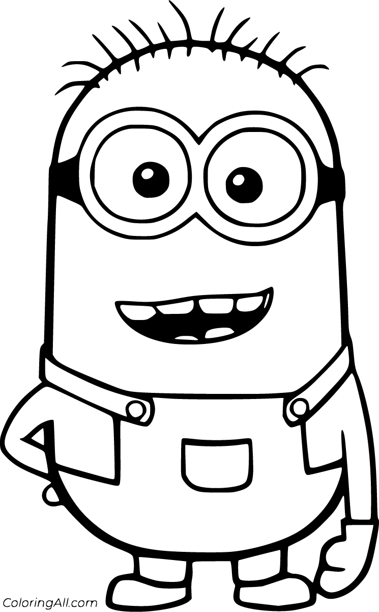 Minions Coloring Pages   ColoringAll