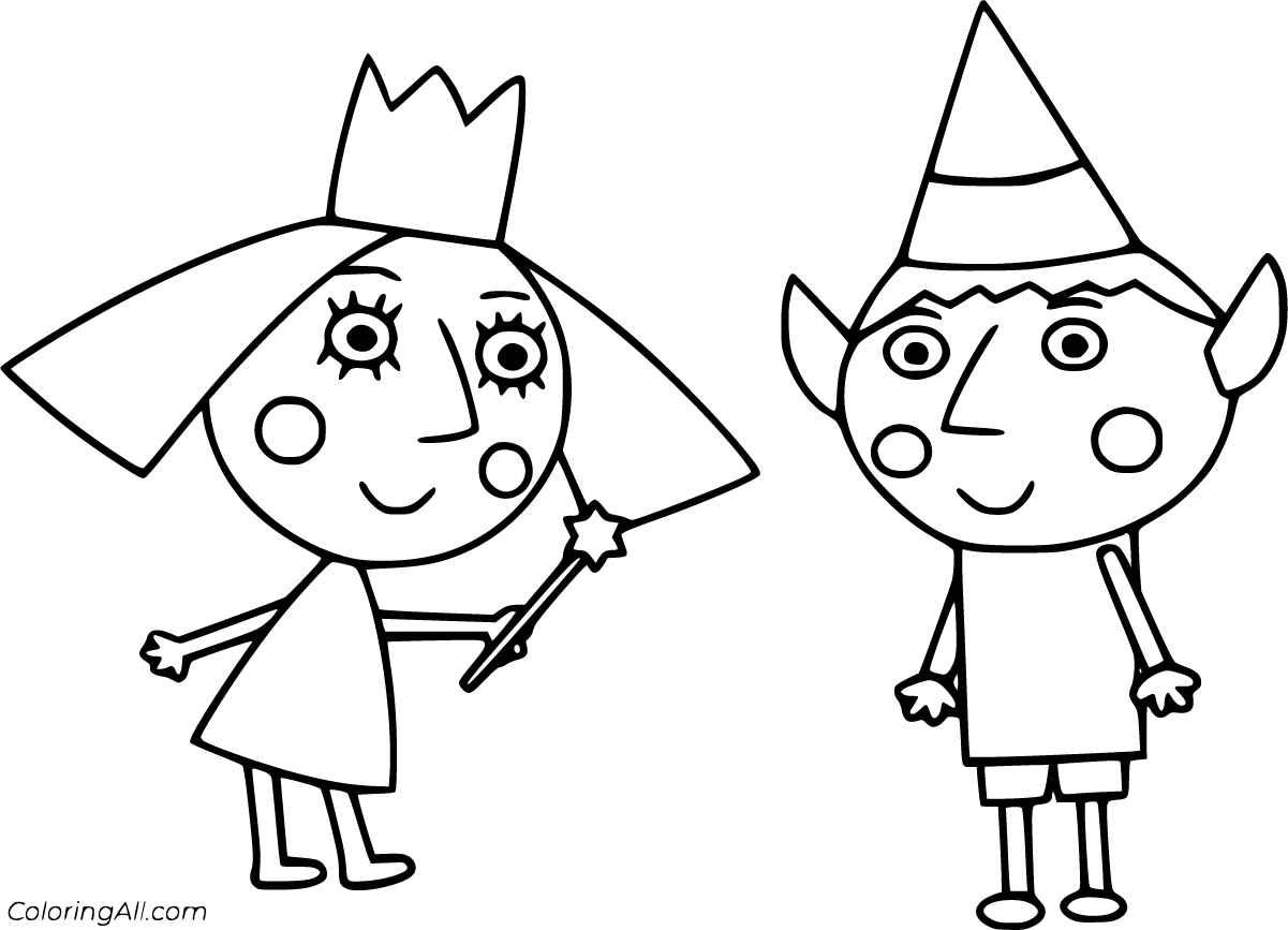 Ben And Holly s Little Kingdom Coloring Pages 37 Free Printables 