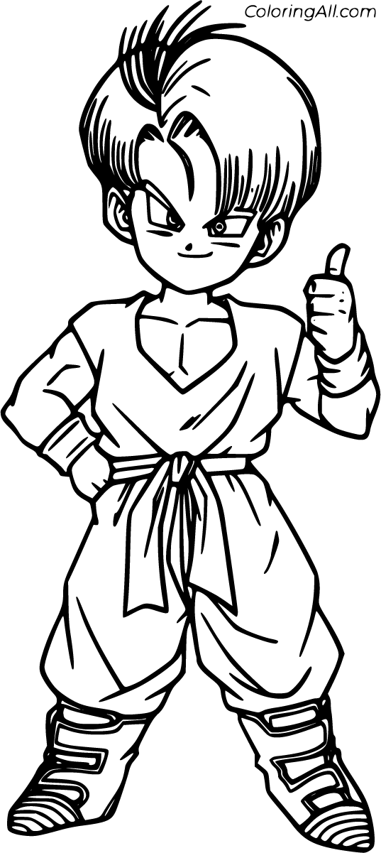 Trunks Coloring Pages - ColoringAll
