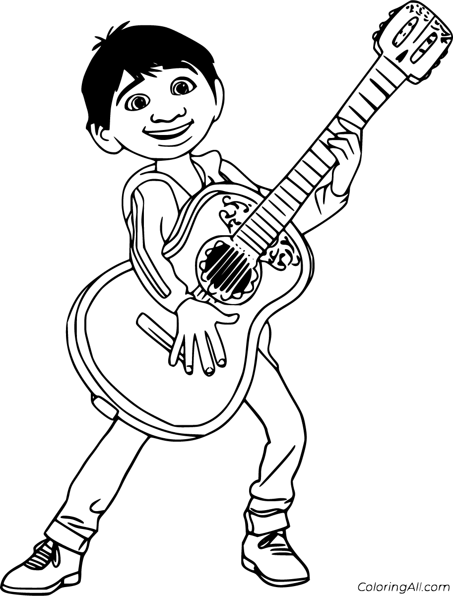 Download Coco Coloring Pages - ColoringAll