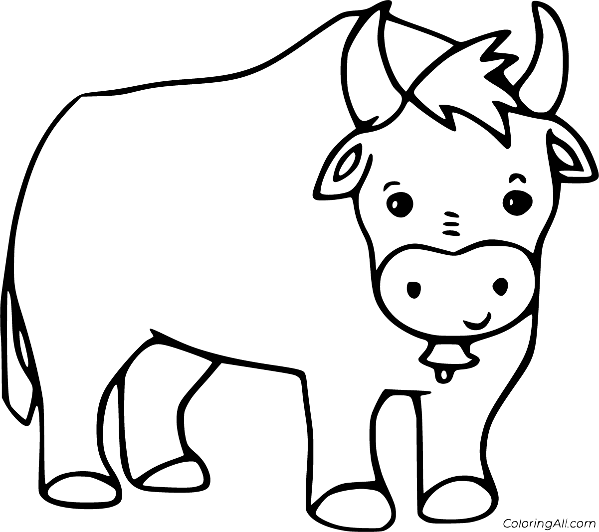 Download Ox Coloring Pages - ColoringAll