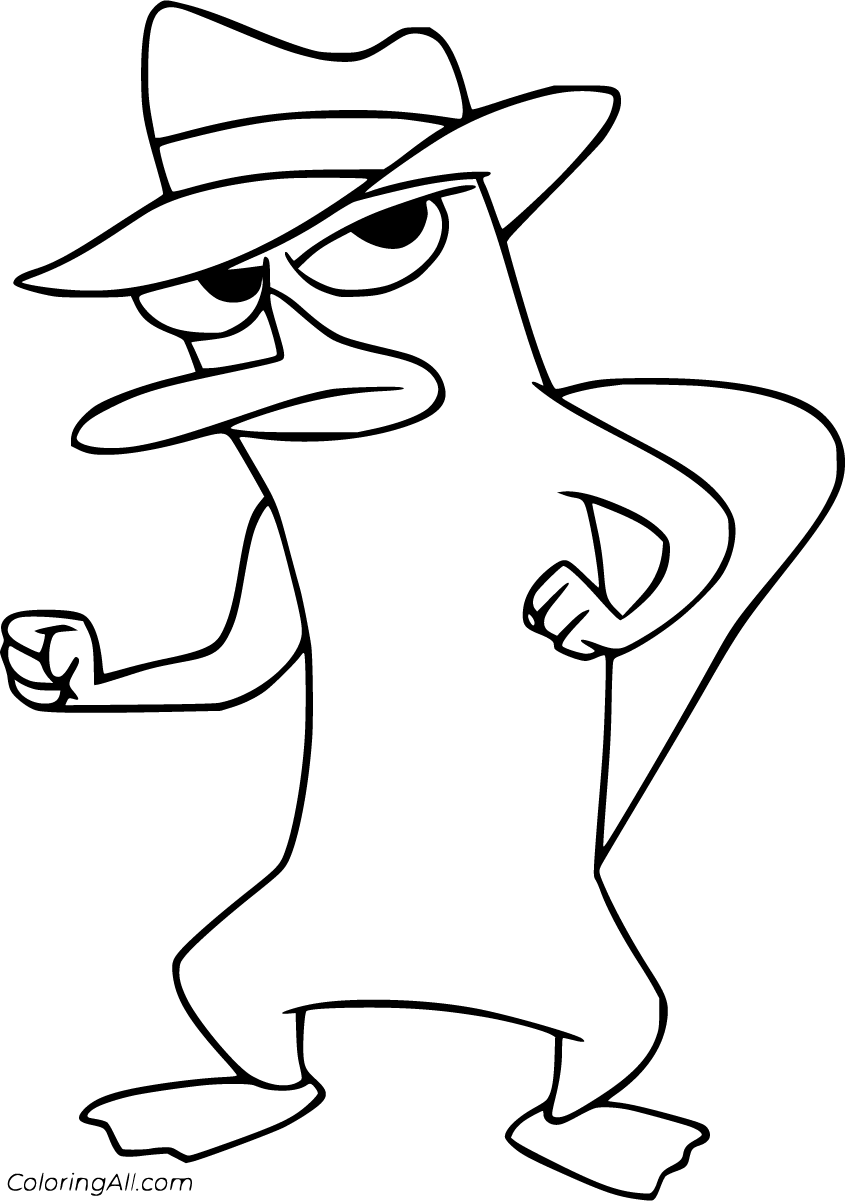 Phineas And Ferb Coloring Pages Coloringall