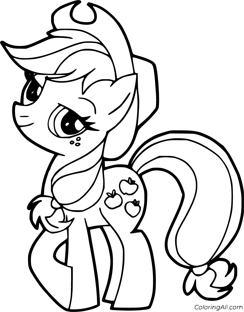 AppleJack Coloring Pages   ColoringAll