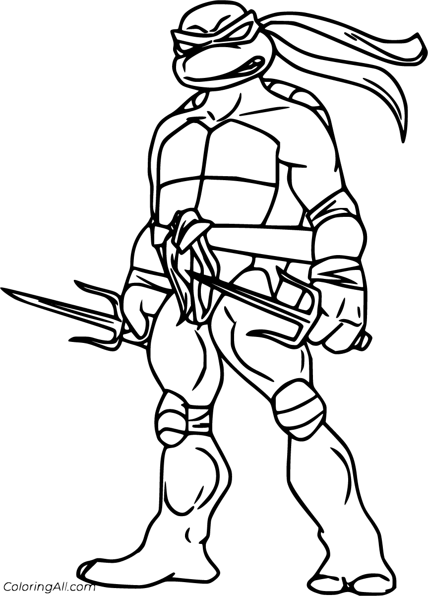 Ninja Turtles Coloring Pages   ColoringAll