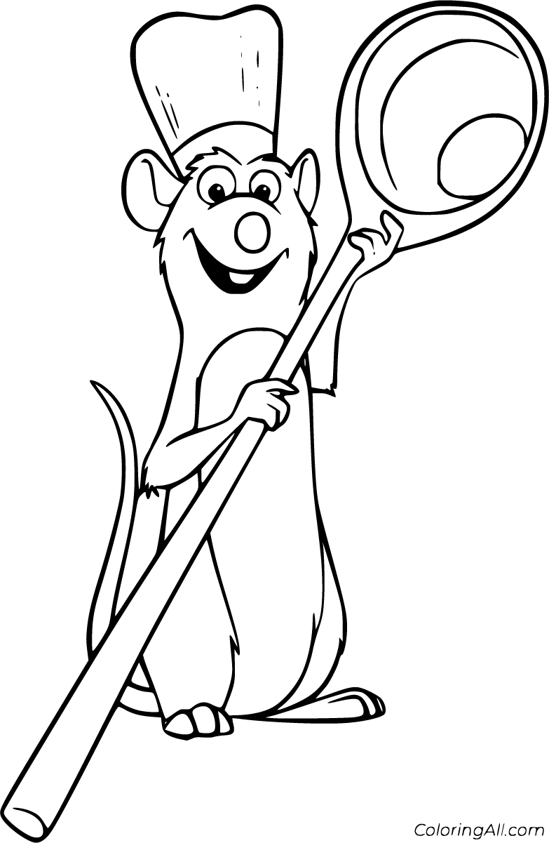 Ratatouille Coloring Pages - ColoringAll