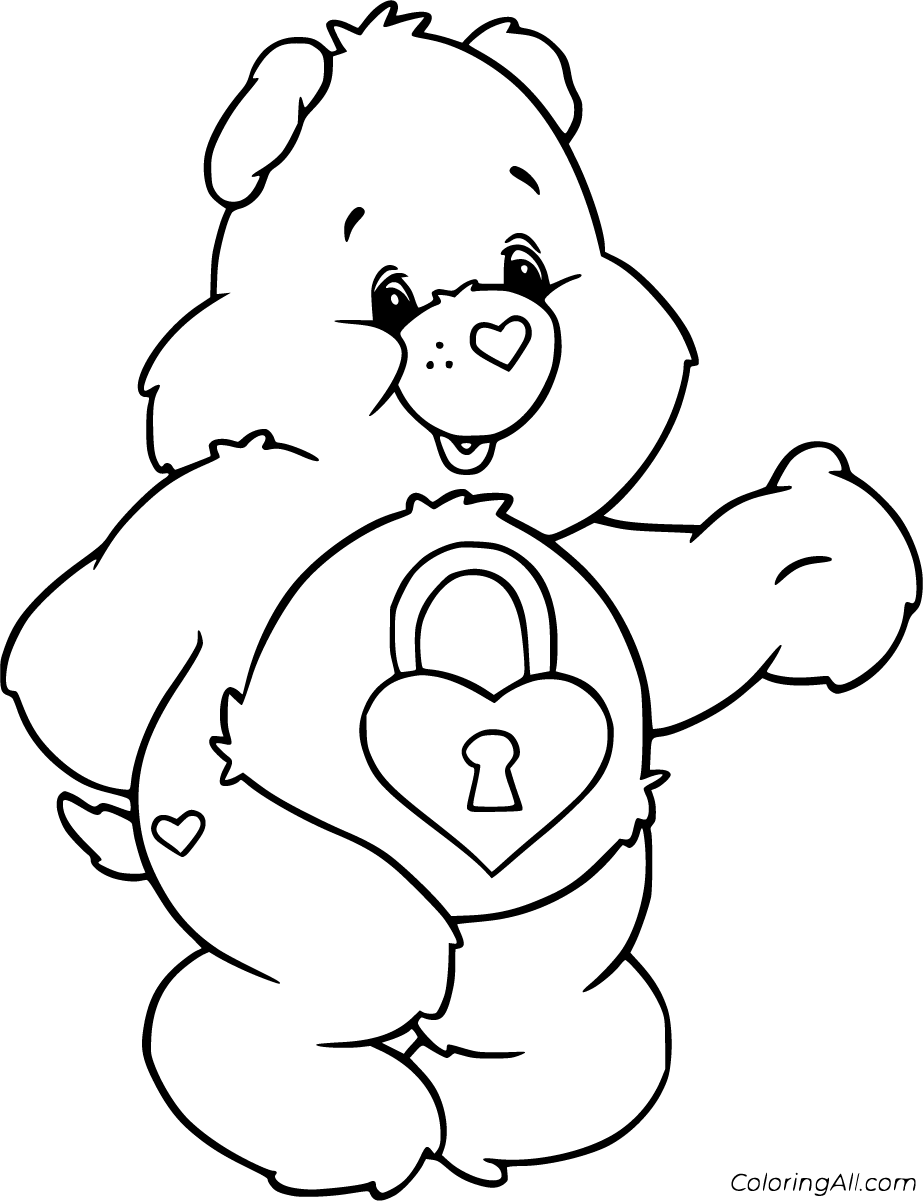 Care Bears Coloring Page Bear Coloring Pages Cute Coloring Pages | Porn ...