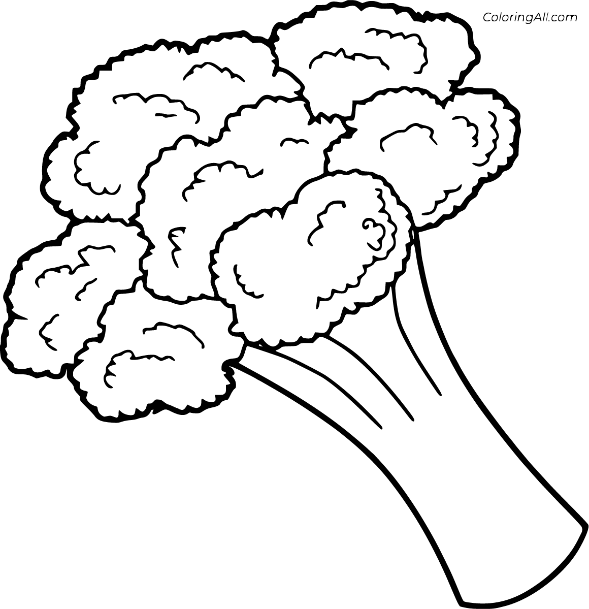 Broccoli Coloring Pages 9 Free Printables ColoringAll