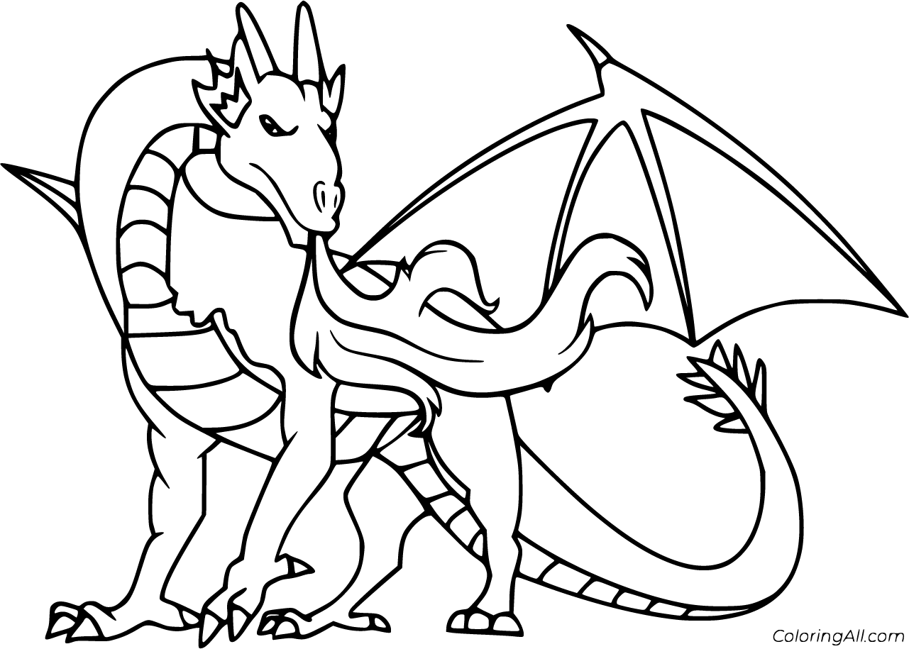 coloring pages of dragons