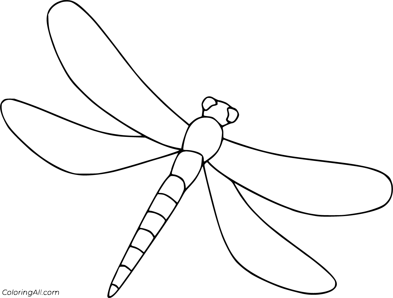 Dragonfly Coloring Pages - ColoringAll