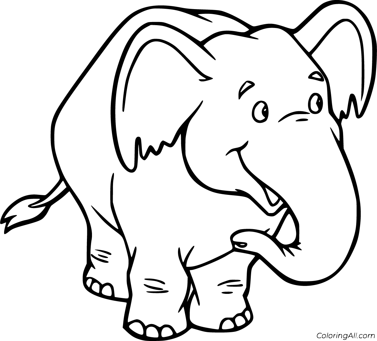 Download Elephant Coloring Pages - ColoringAll