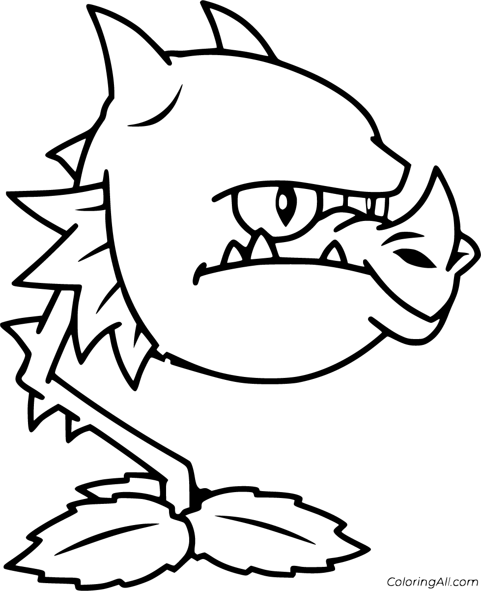 Plants Vs Zombies 2 Coloring Pages ColoringAll