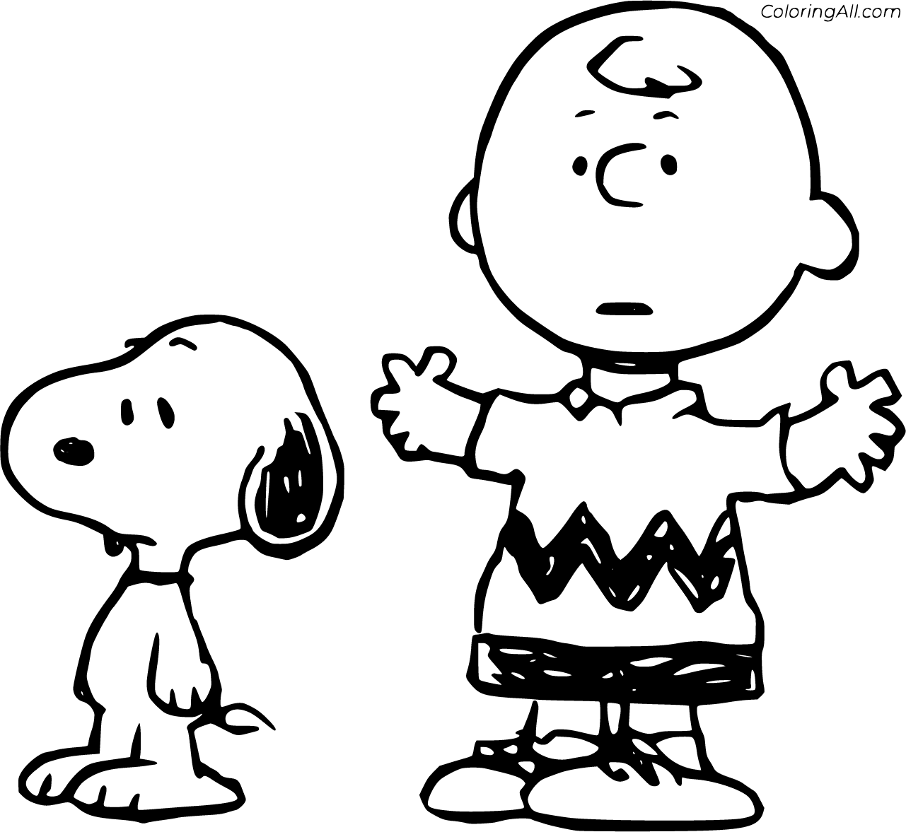 printable snoopy thanksgiving coloring pages