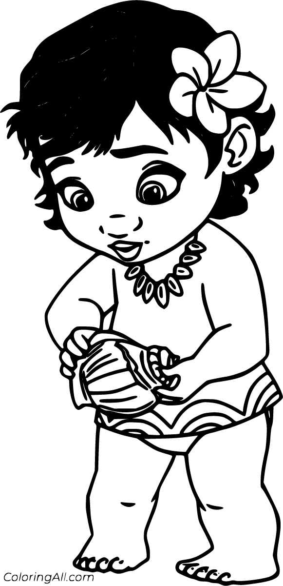 Moana Coloring Page Disney