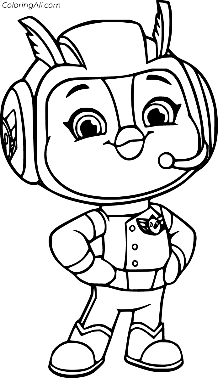 Coloring Pages Top Wing / Chirp Cheep Top Wing coloring in pages to