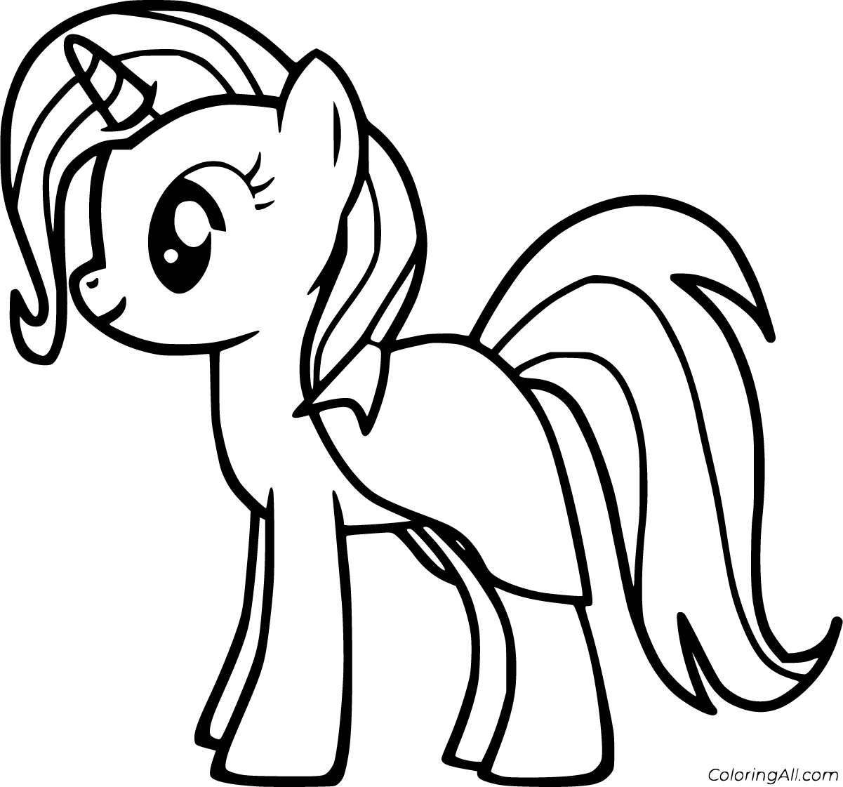 my little pony coloring pages trixie