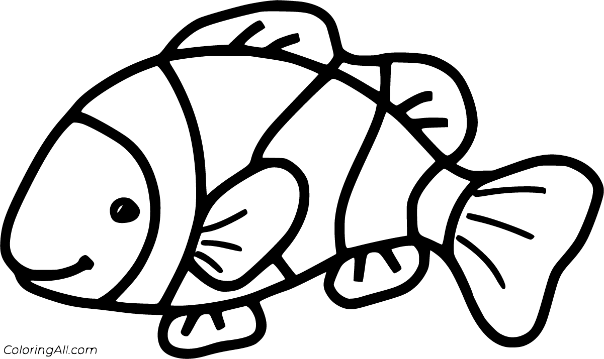 Clownfish Coloring Pages - ColoringAll