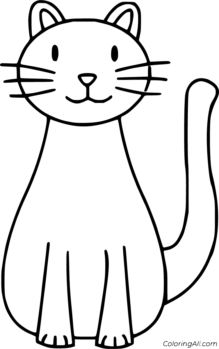 Cat Coloring Pages - ColoringAll