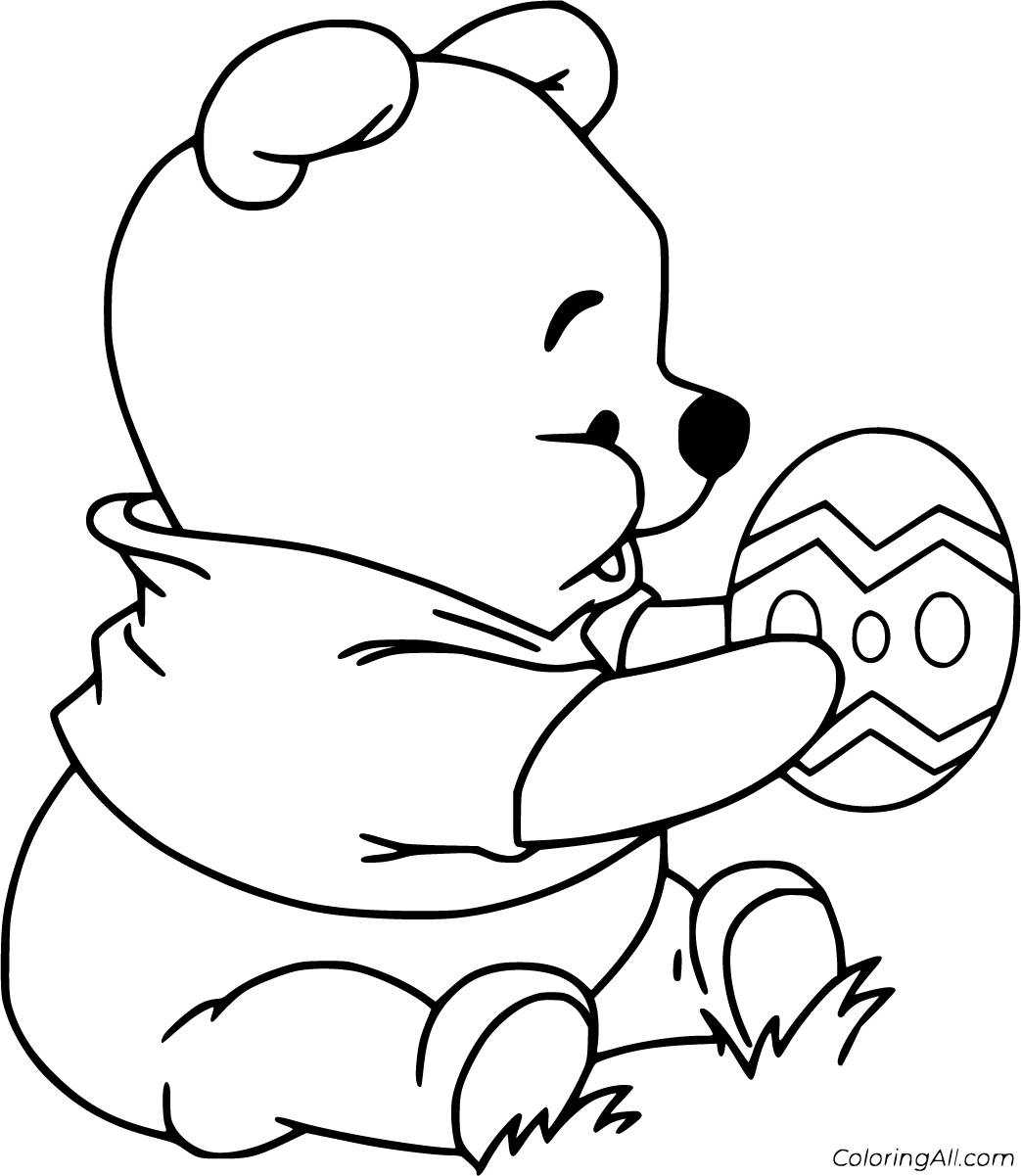 Easter Cartoons Coloring Pages   ColoringAll